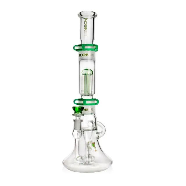 Phoenix Star: Dual Use Glass Bong With Showerhead And Tree Percolator (PHX963)