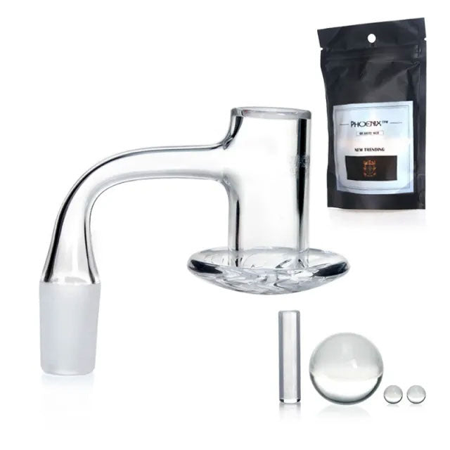 Phoenix Star: 14mm Fully Welded Banger With 3 Balls And Cylinder Set (PQN002)