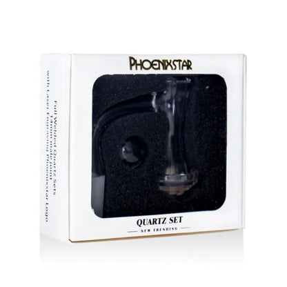 Phoenix Star: 14mm Full Weld Terp Slurper Banger 3 Piece Set - (PQN010)