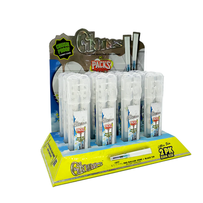 Packs x Glones Glass Tip Cones - Ultra Thin - King Size - 12ct | PROMO PRICE
