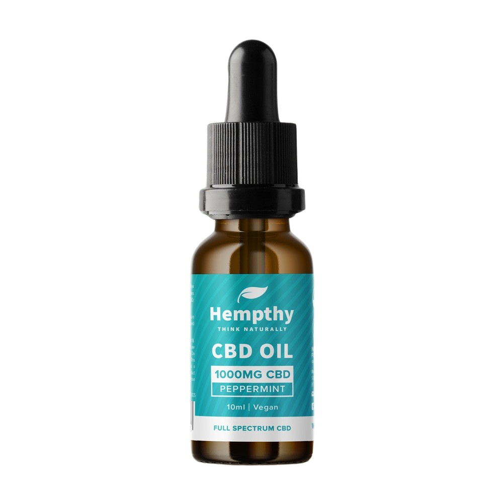 Hempthy Full Spectrum CBD Tincture Oil 10ml - Peppermint