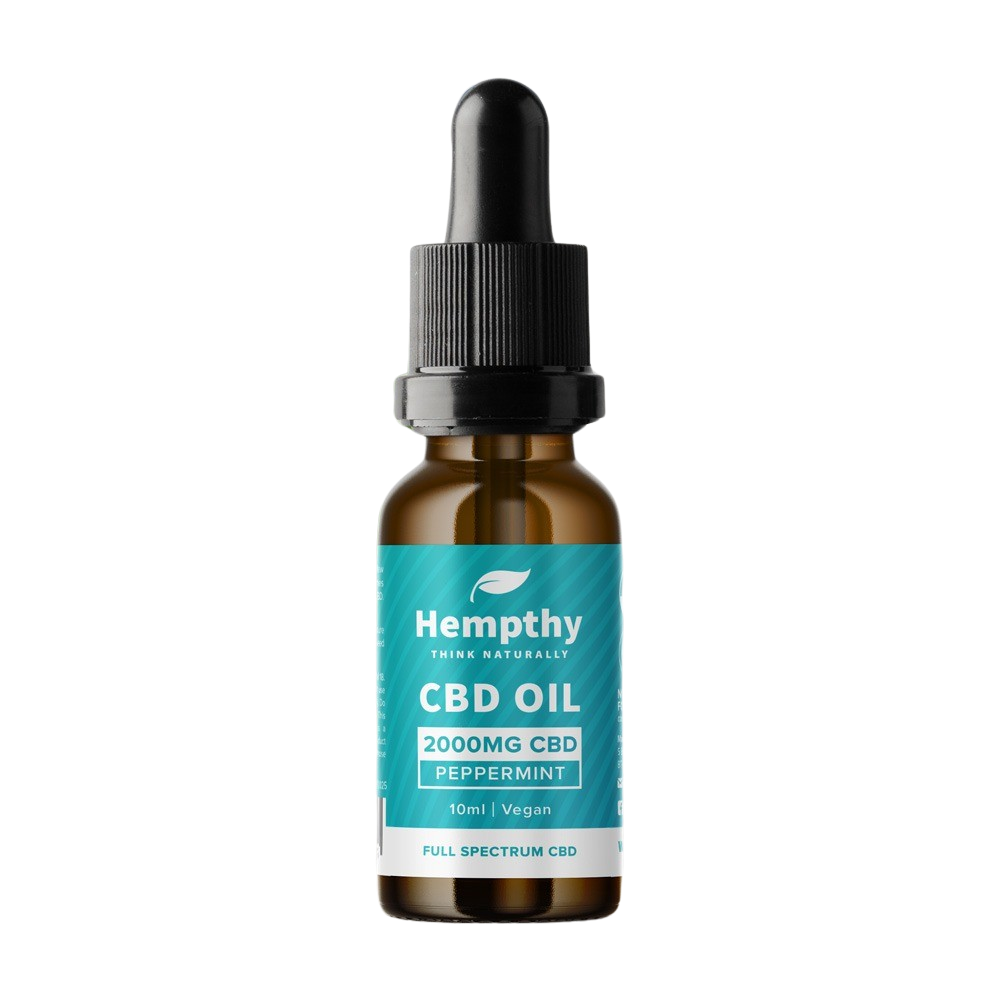 Hempthy Full Spectrum CBD Tincture Oil 10ml - Peppermint
