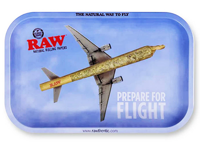 RAW 'Prepare For Flight' Rolling Tray (Small 11