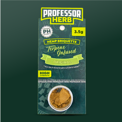 Professor Herb Hemp Briquette Hash 3.5g Original