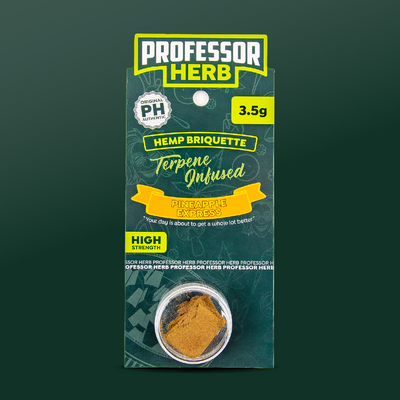 Professor Herb Hemp Briquette Hash 3.5g Pineapple Express