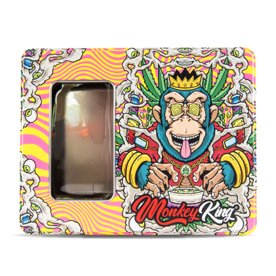 Monkey King Psychedelic Large Metal Storage Box with Window (Single Piece)