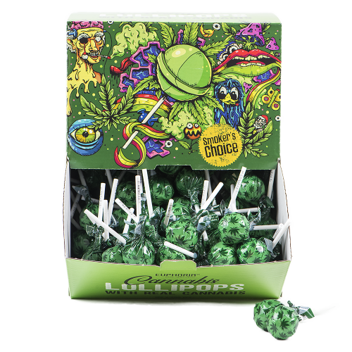 Euphoria Cannabis Lollipops Big Pack - Cannabis (200pcs)