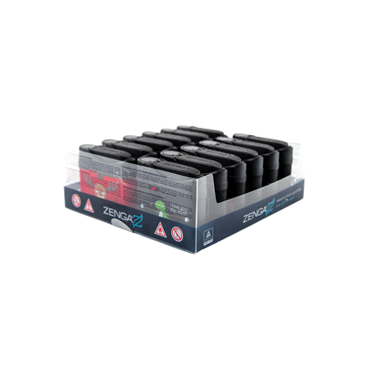 Zengaz Zl-6 Rubberized Quadro Jet Lighters (12 Pack)