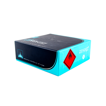 Zengaz Zl-6 Rubberized Quadro Jet Lighters (12 Pack)