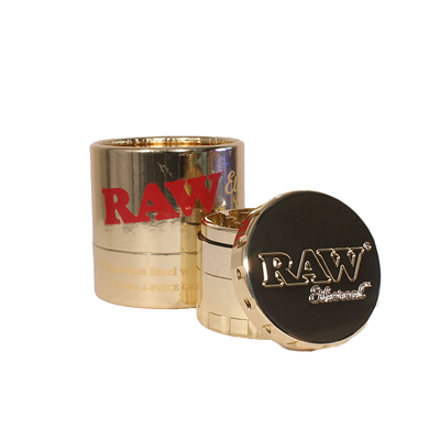 RAW Ethereal Gold 4 Piece Metal Grinder