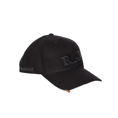 RAW Baseball Hat with Poker - Black Logo