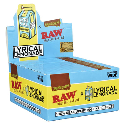 RAW x Lyrical Terpene Enhanced Organic Hemp Rolling Papers - Lemonade