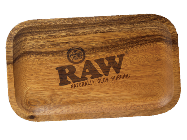 RAW Wooden Rolling Tray (Small 11 x 7)