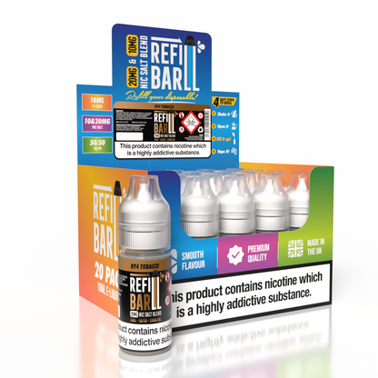 Refill Bar Salts Ry4 Tobacco 10ml 50vg - (Pack Of 20)
