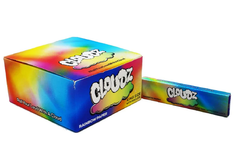 Cloudz King Size Rolling Papers with Side Lock