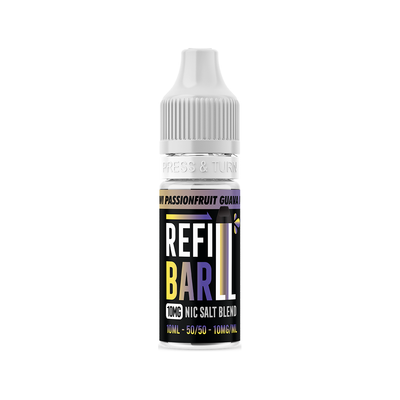 Refill Bar Salts Kiwi Passionfruit Guava Ice 10ml 50vg - (Pack Of 10)