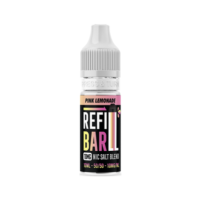 Refill Bar Salts Pink Lemonade 10ml 50vg - (Pack Of 10)