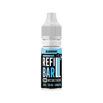 Refill Bar Salts Blueberry 10ml 50vg - (Pack Of 10)