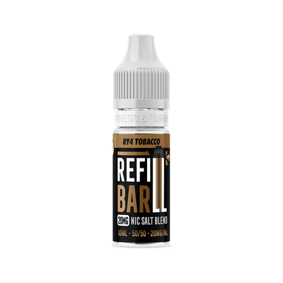Refill Bar Salts Ry4 Tobacco 10ml 50vg - (Pack Of 10)