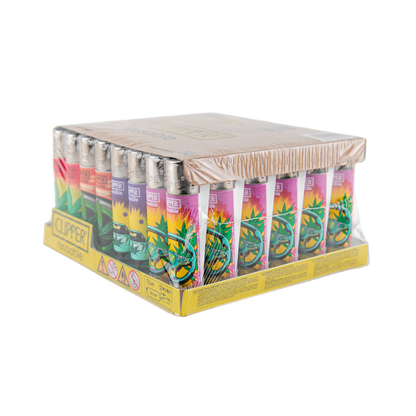 Clipper Super Car Leaves LB Lighters (48 Pack)