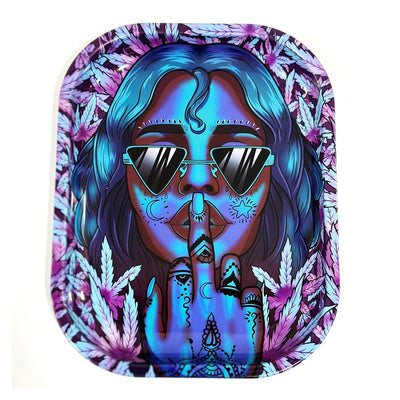 Wise Skies 'Silence' Small Rolling Tray