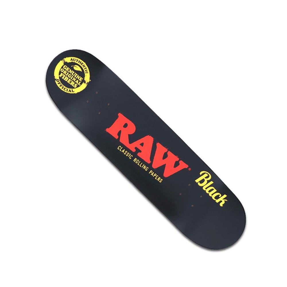 RAW Skateboard Deck - Black Camo