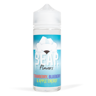 BEAR 100ml E-Liquid Shortfills - Strawberry, Blueberry & Apple Energy