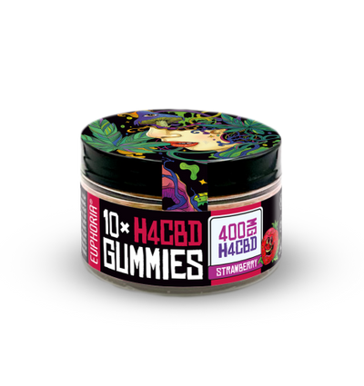 Euphoria H4CBD Gummies 400mg - Strawberry