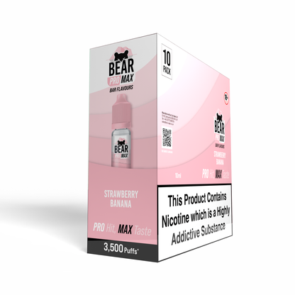 BEAR Pro MAX Salts: Strawberry Banana - 20mg (10 Pack)