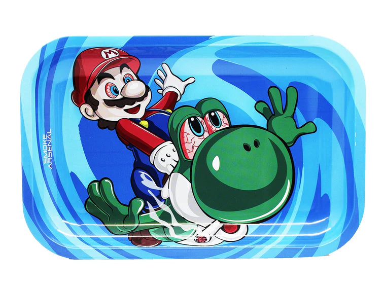 Smoke Arsenal Rolling Tray Medium - Super Mario