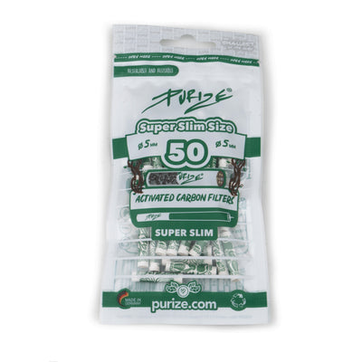 PURIZE® Activated Carbon Super Slim Filters 5mm (50 pcs)