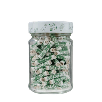 PURIZE® Activated Carbon Super Slim Filters Glass Jar (111 pcs)