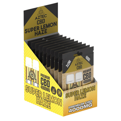 Aztec CBD Premium CBD Pods 4000mg 2x2ml - Super Lemon Haze