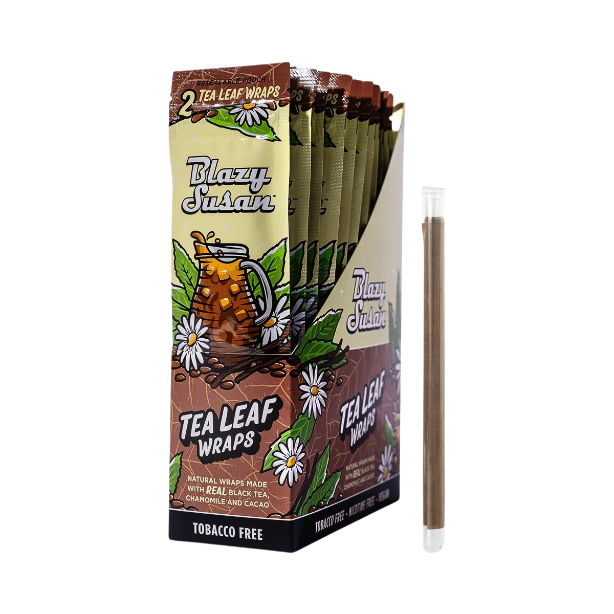 Blazy Susan Tea Leaf Wraps (Full Box)