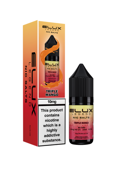 Elux Legend Nic Salts: Triple Mango - 20mg (10 Pack)