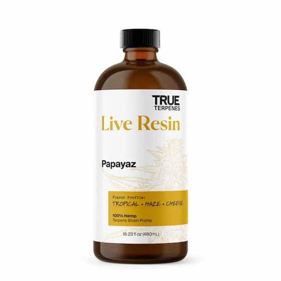 True Terpenes Hemp Terpenes Live Resin: Papayaz (2ml)