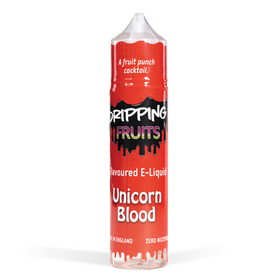 Dripping 50ml E-Liquid Shortfills - Unicorn Blood