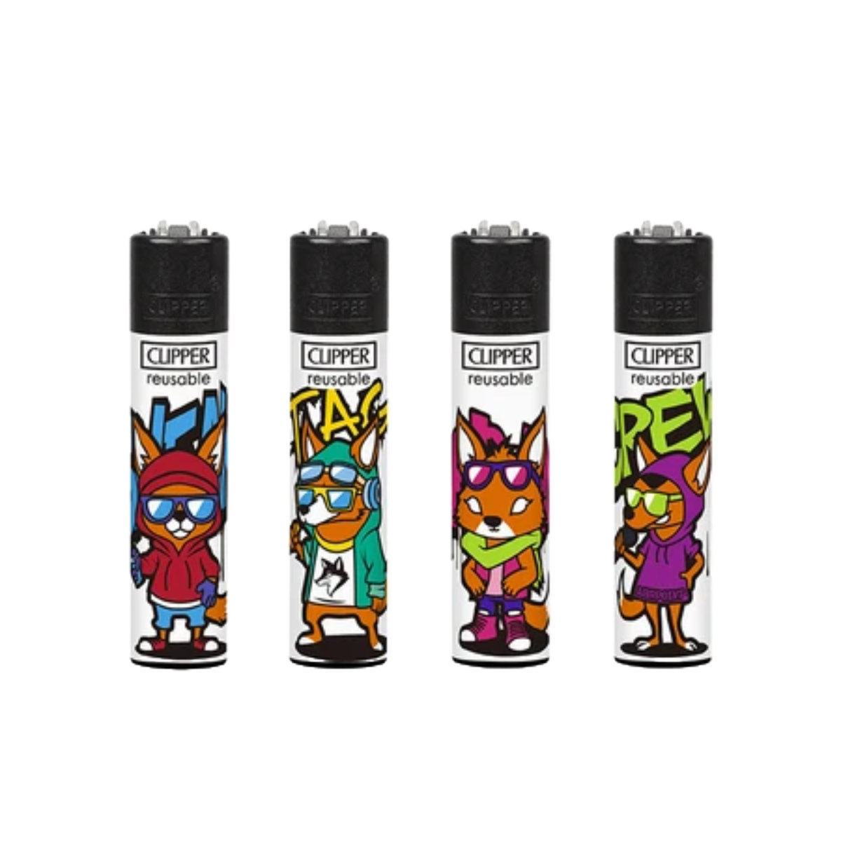 Clipper Urban Tails BW LB Lighters (48 Pack)