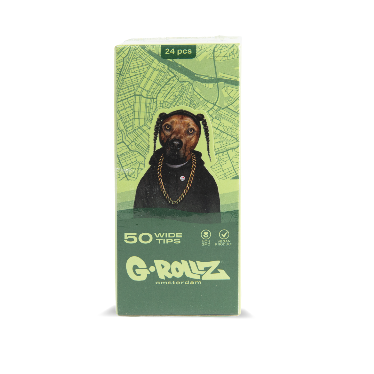 G-Rollz Filter Tips: Pets Rock - Wide (24 Pack)