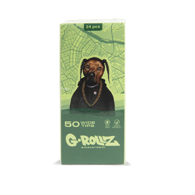 G-Rollz Filter Tips: Pets Rock - Wide (24 Pack)