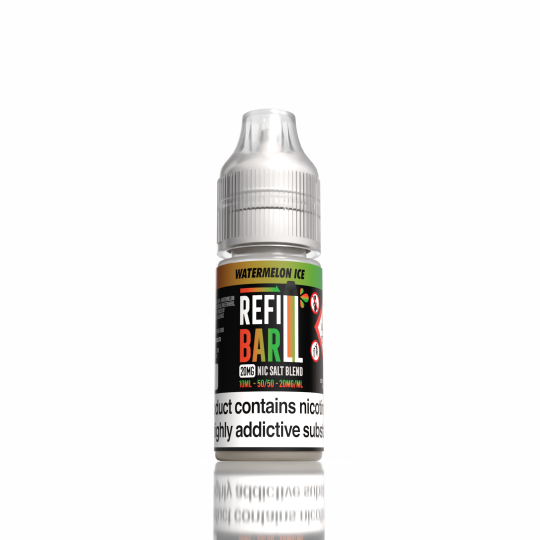 Refill Bar Salts Watermelon Ice 10ml 50vg - (Pack Of 20)
