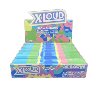 Loud Ldn XLoud Rolling Papers: Rice Milk - Xtra Long (24 Pack)