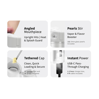 Yocan Black Pocket Concentrate Vaporizer: Mint (Single Piece)