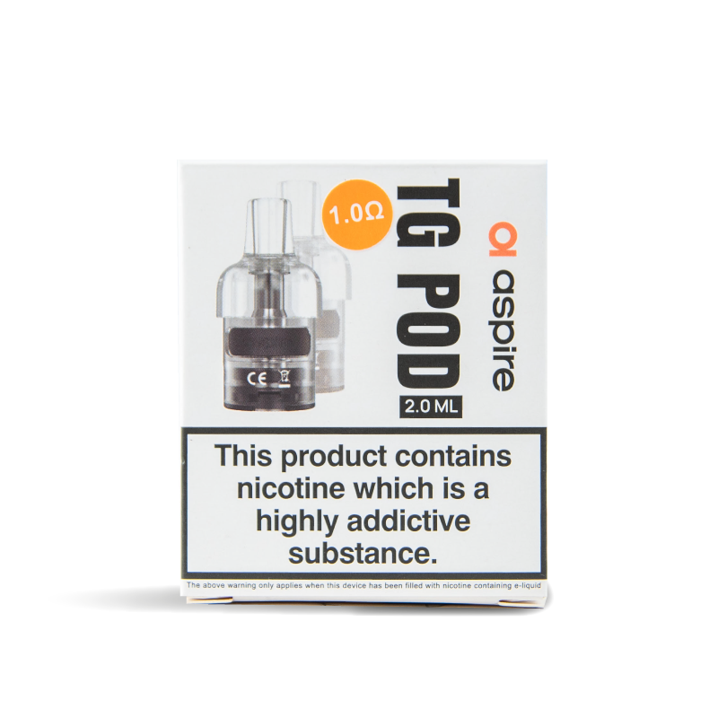Aspire Tg Replacement Pods (Pack Of 2) 1.0 Ω Default Title