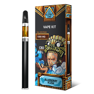 Aztec 55% CBD Vaping Kit - Blueberry Kush