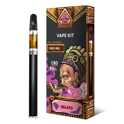 Aztec 55% CBD Vaping Kit - Gelato