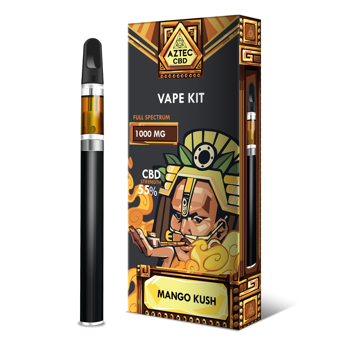Aztec 55% CBD Vaping Kit - Mango Kush