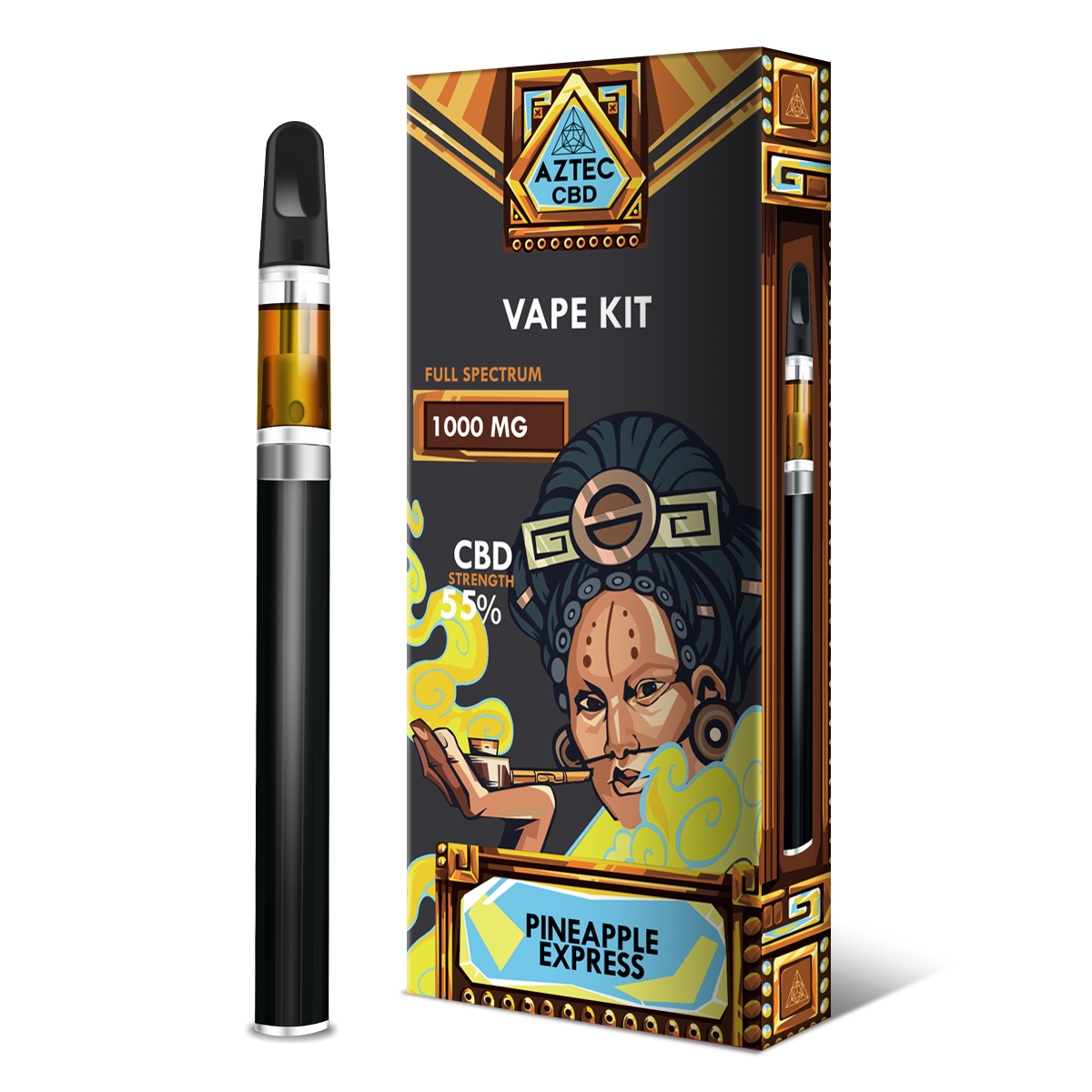 Aztec 55% CBD Vaping Kit - Pineapple Express