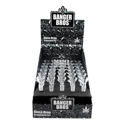 Blazed - Banger Bros Glass Straw And Bowl Set