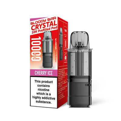 Bloody Bar Crystal 10K Refill Pods: Cherry Ice - 20mg